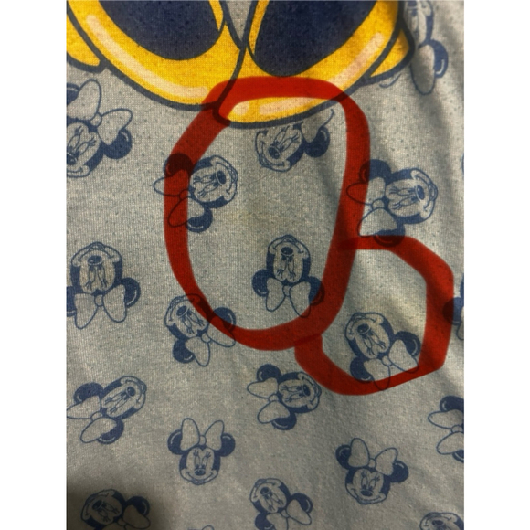 Disney “Minnie Mouse” Kid’s One-piece Pajama Dress Sz. 10/12-Used - Picture 6 of 7